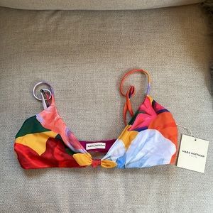 Mara Hoffman Printed Carla Bikini Top NWT